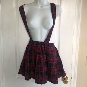 Sexy School Girl Uniform Plaid Skirt Costume School Girl Outfit New w/o tags